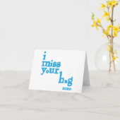 アイ・恋しく思ア・ハグ カード (黄色い花)