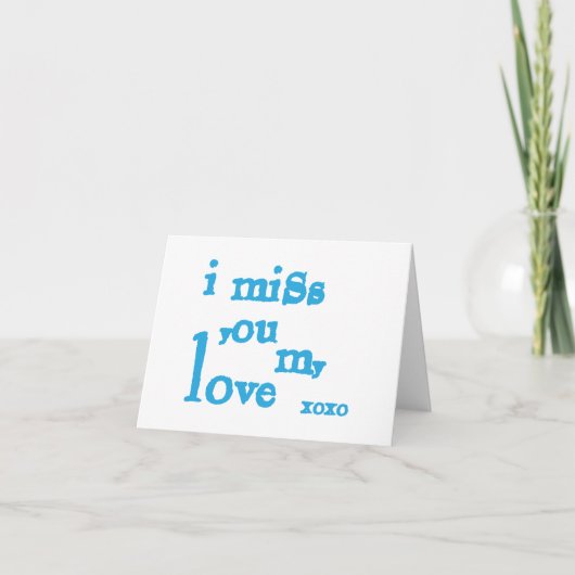 アイ・恋しく思ア・マイ・ラブ カード (正面)