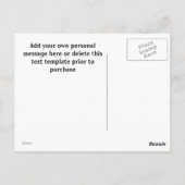 アイ・恋しく思ユー・ソックス・モンキー ポストカード (裏面)