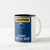アイ・生き延びバイデン氏の『死の冬』 ツートーンマグカップ (正面右)