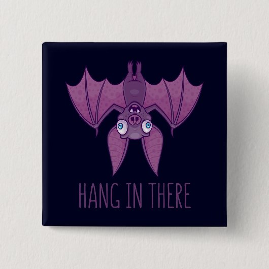 アウつるスワッキーヴァンパイアこうもり 缶バッジ (正面)