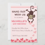 アウつるトバースデーパーティー 招待状 (正面)