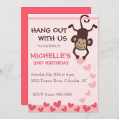 アウつるトバースデーパーティー 招待状 (正面/裏面)