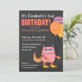 アウアズリトルワイルドモノ誕生日招待状 招待状 (スタンド正面)