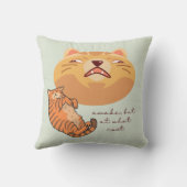 アウェイクオレンジキャット クッション (裏面)