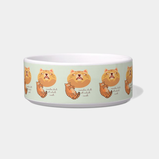 アウェイクオレンジキャット ボウル (正面)