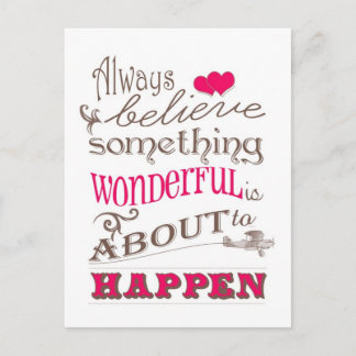 アウェイ信じズ ポストカード