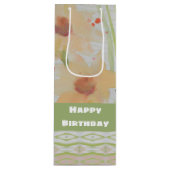 アウォーターカラーフローラトールボトル抱き枕 ワインギフトバッグ (正面)