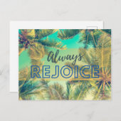 アウォーリージェグリーンパームズ勇気付けられる ポストカード (正面/裏面)