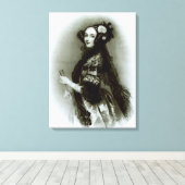 アウグスタアダバイロン伯爵夫人 キャンバスプリント (インサイチュ (ウッドフロア))