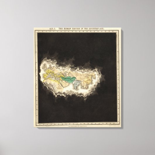 アウグスタン時代1のローマ帝国 キャンバスプリント (正面)