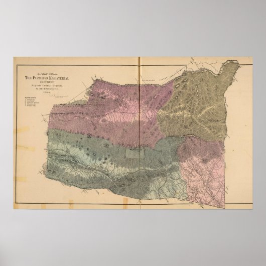 アウグスタ郡の牧草地 ポスター (正面)