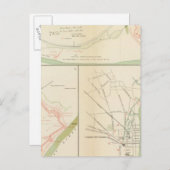 アウグスタ・スミス島、Ft Caswell、ウィルミントン ポストカード (正面/裏面)