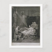 アウグストスとクレオパトラのインタビューが刻まれた ポストカード (正面)