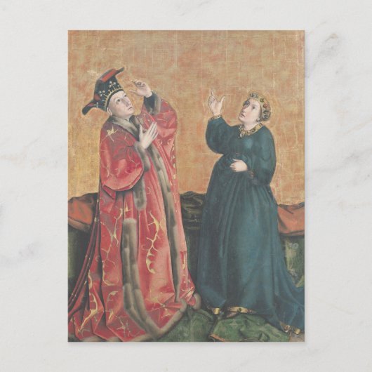 アウグストス帝とティブルチン・シビル帝 ポストカード (正面)