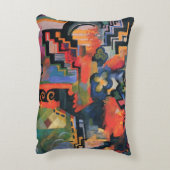 アウグスト・マッケによる色彩の構成、ヴィンテージ・アート アクセントクッション (裏面(縦))