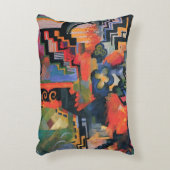 アウグスト・マッケによる色彩の構成、ヴィンテージ・アート アクセントクッション (正面(垂直))