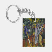 アウグスト・マッケ|の動物園I キーホルダー (正面左)