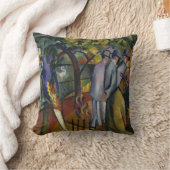 アウグスト・マッケ|の動物園I クッション (ブランケット)