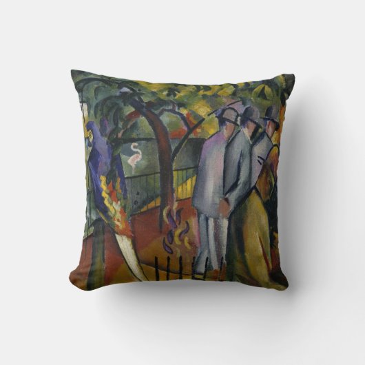 アウグスト・マッケ|の動物園I クッション (正面)