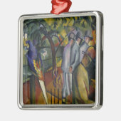 アウグスト・マッケ|の動物園I メタルオーナメント (左)