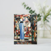 アウグスト・マッケ - 明るい大きな店の窓 ポストカード (スタンド正面)