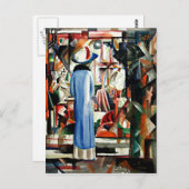 アウグスト・マッケ - 明るい大きな店の窓 ポストカード (正面/裏面)