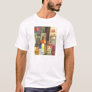 アウグスト・マッケ-水差しの1914年の水差しの売り手を持つディーラー Tシャツ