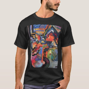 アウグスト・マッケ-着色された構成 Tシャツ