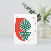 アウグスブルク公式コートオブアームズGermany Heralry ポストカード (スタンド正面)