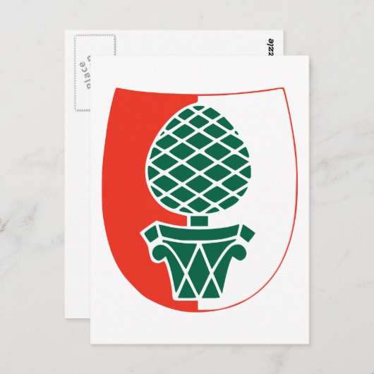 アウグスブルク公式コートオブアームズGermany Heralry ポストカード (正面/裏面)