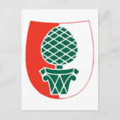 アウグスブルク公式コートオブアームズGermany Heralry ポストカード (正面)
