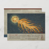 アウグスブルク奇跡の本CC0477からの彗星 ポストカード (正面/裏面)