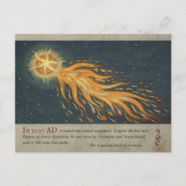 アウグスブルク奇跡の本CC0477からの彗星 ポストカード