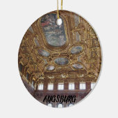 アウグスブルグドイツシーニックバケーションオーナメント セラミックオーナメント (左)