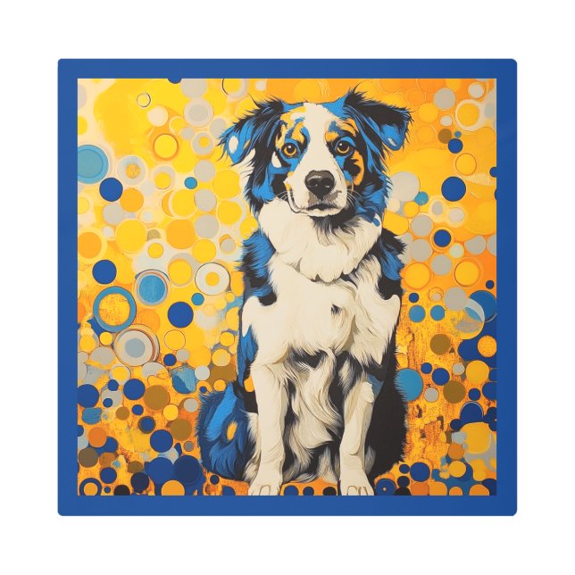 アウシモダンーポップ・アートのアート メタルプリント (正面)