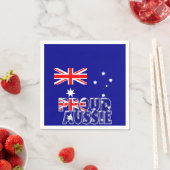 アウシ誇りを持ったー スタンダードカクテルナプキン (インサイチュ)