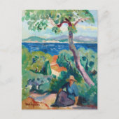 アウスターレの後ろの道 | アンリマンギン ポストカード (正面)