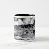 アウステルリッツの戦い、1805年12月2日 ツートーンマグカップ (中央)