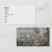 アウステルリッツの戦い、1805年12月2日(colou 名刺 (正面/裏面)