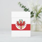 アウストリアチロル国旗 ポストカード (スタンド正面)