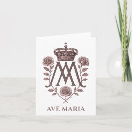 アウスピケ・マリア Ave Maria プレイカード カード