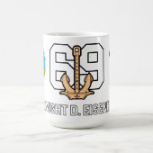 アウス・ドワイトD.アイゼンハワーMUG CVN-69 コーヒーマグカップ (中央)