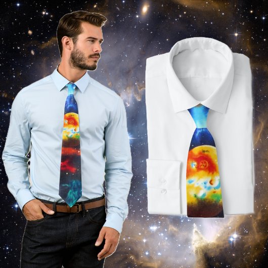 アウターカラフルスペースタイ ネクタイ