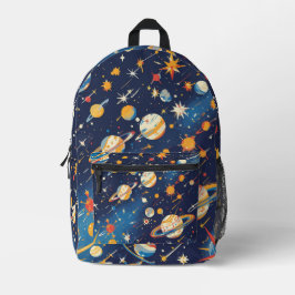 アウタースペースアドベンチャープリントカットソーバッグ プリントバックパック