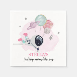 アウタースペースガール1stのまわりにトリップザサン誕生日 スタンダードカクテルナプキン