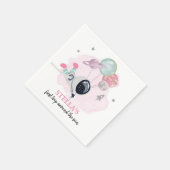 アウタースペースガール1stのまわりにトリップザサン誕生日 スタンダードカクテルナプキン (角)