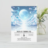 アウタースペースキュートシアルデジタル誕生日 招待状 (スタンド正面)