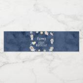 アウタースペースサファリ誕生日ウォーターボトルラベル ペットボトルラベル (シングルラベル)