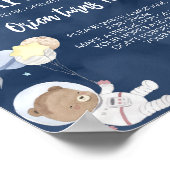 アウタースペースサファリ誕生日タイムカプセルサイン ポスター (角)